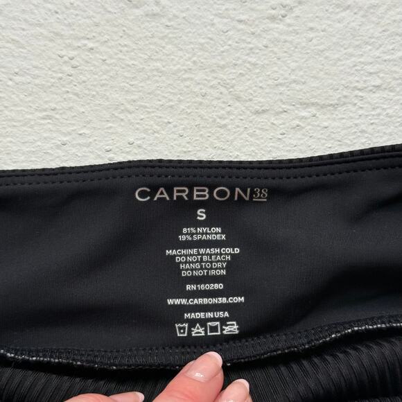 Carbon38 Tennis Skirt in White & Black Built In Shorts, Size Small - Picture 4 of 6